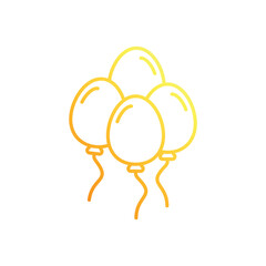 Balloon Bliss vector icon