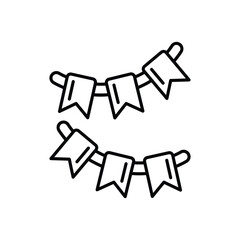 Garland vector icon