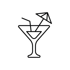 Coctail vector icon