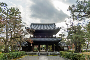 Obraz premium the Kenninji Temple in Gion, Japan 