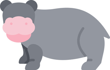 Hippopotamus icon
