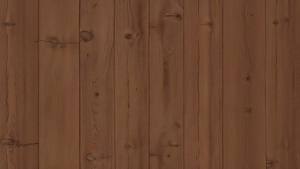 Fototapeta premium A seamless texture of wooden planks in warm brown tones and hues.