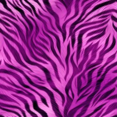 Seamless pink zebra fur texture, Ai Generated