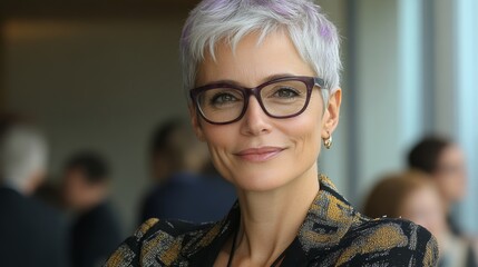 Senior Businesswoman with Arms Crossed