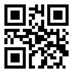 QR code that, when scanned, displays the words "You scanned me!". Scan QR code icon. Digital scanning QR code. Isolated on transparent background.
