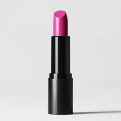 Obraz premium Pink lipstick mockup against minimalistic background