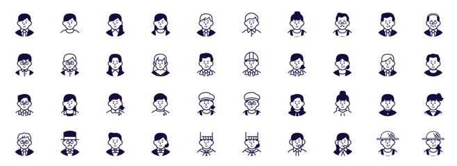 people icon - obrazy, fototapety, plakaty