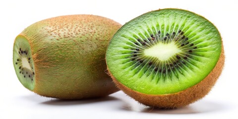 Fototapeta premium Kiwi Fruit on White Background
