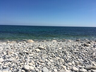 Stony beach