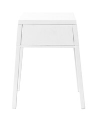 White bedside table design element