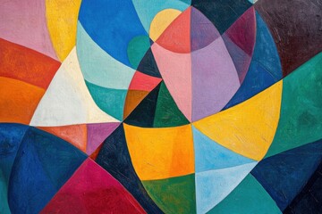 Vibrancy in Geometric Abstract Art