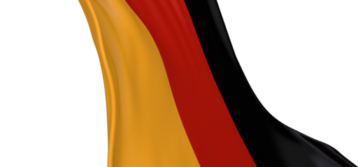 A German flag billowing in the wind Germany flag proud