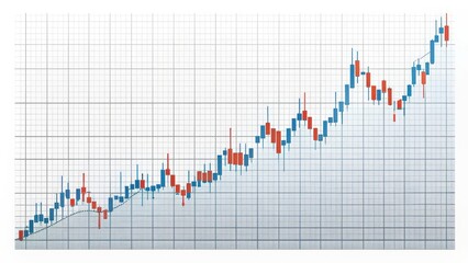 Ascending Stock Market Trend Chart