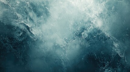 Fototapeta premium Teal Abstract Texture: Swirling Marble-Like Background