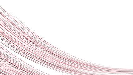 Red border png flowing neon wave background