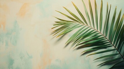 A stylized palm tree with a tropical vibe, suitable for beach decor or backgrounds.
