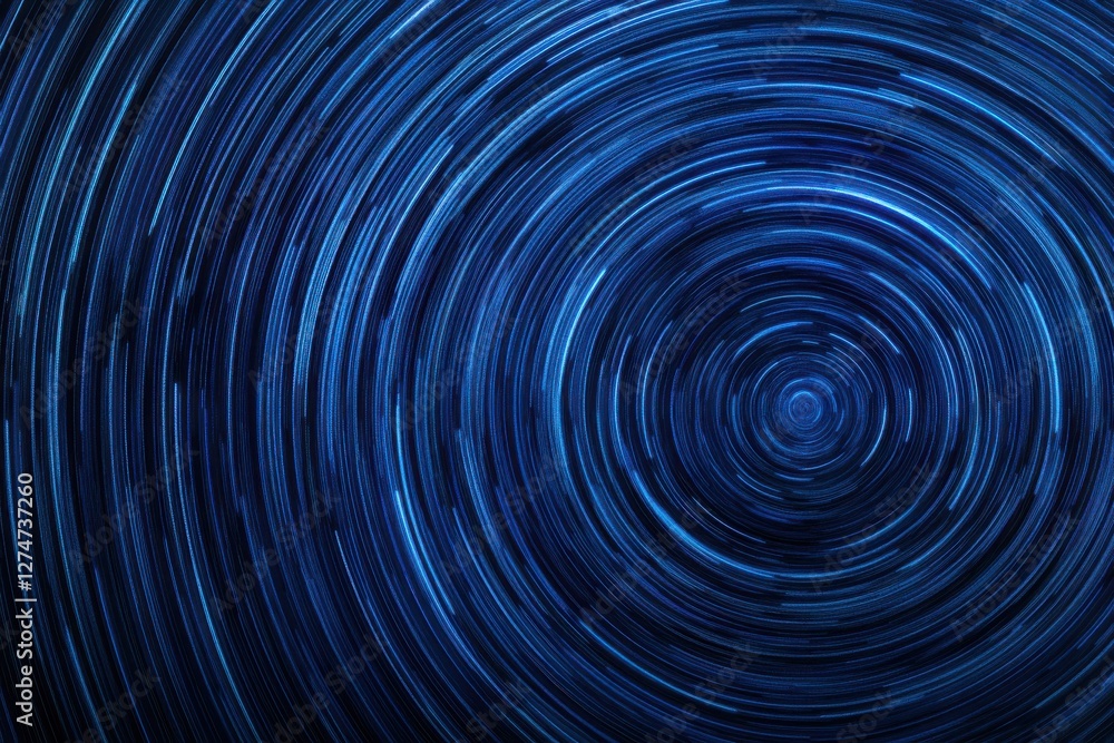Aufkleber a mesmerizing swirl of deep blue hues creates a dynamic abstract background, perfect for digital des