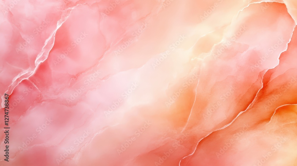 Aufkleber an elegant and soft pink abstract background with gentle waves and textures, perfect for design appl