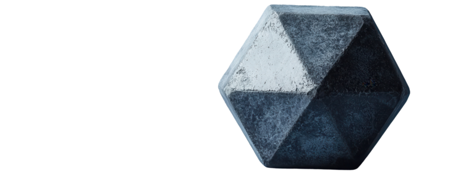 Geometric shape display studio minimalist side view transparent background