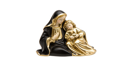 Celebrating the nativity orthodox icon artwork a transparent background © supansa