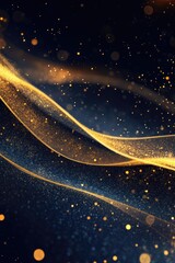 Obraz premium Golden Stream of Light