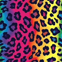 Leopard print design, Animal skin seamless pattern, Ai Generated