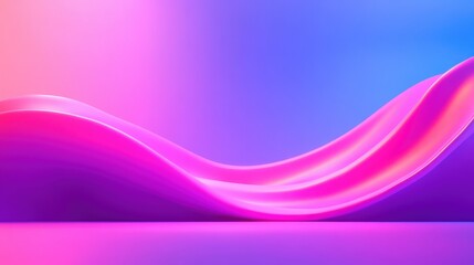 A vibrant abstract wave design featuring fluid shapes in pink and blue hues. This visually striking background is perfect for creative projects, digital art, and modern designs.