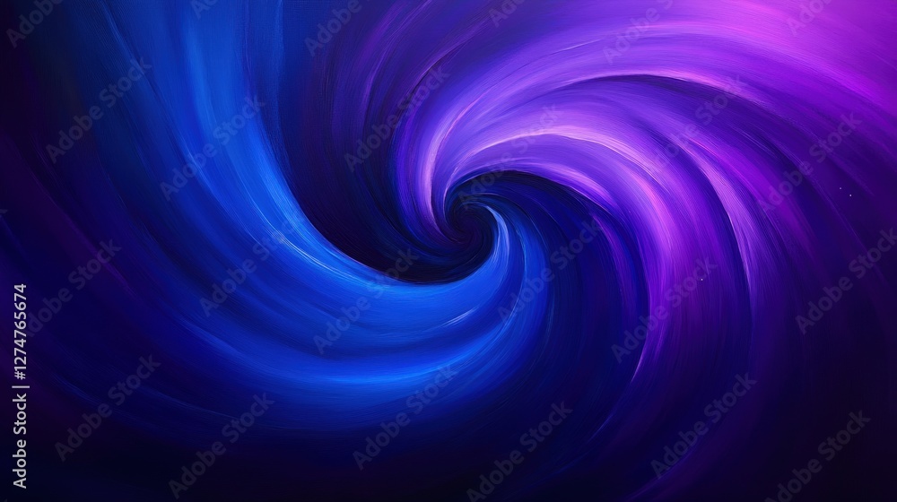 Poster a mesmerizing swirl of vibrant blue and purple hues creates a dynamic abstract background. perfect f