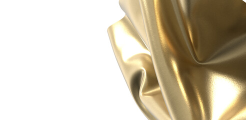 Golden fabric flowing like liquid gold Luxury and elegance gold fabric luxury texture