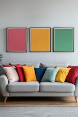 Colorful Contemporary Living Room