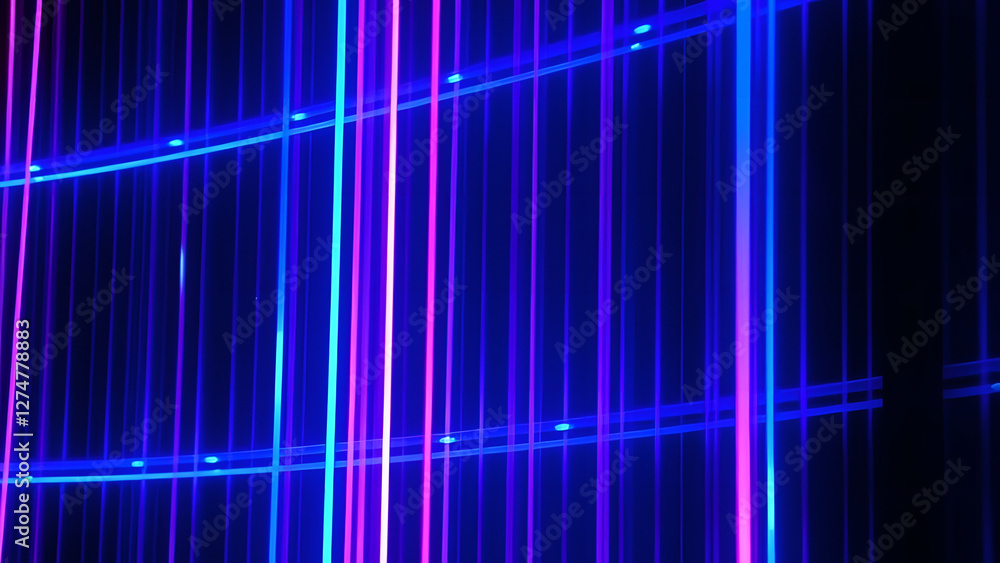 Aufkleber bright blue lines create a textured, abstract backdrop with a light, vector effect