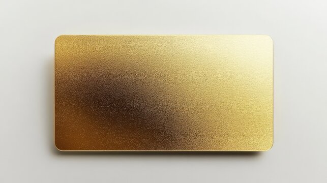 Golden Rectangle: A solid gold rectangle is presented, showcasing its polished surface and simple elegance, offering versatility for a wide range of design concepts.