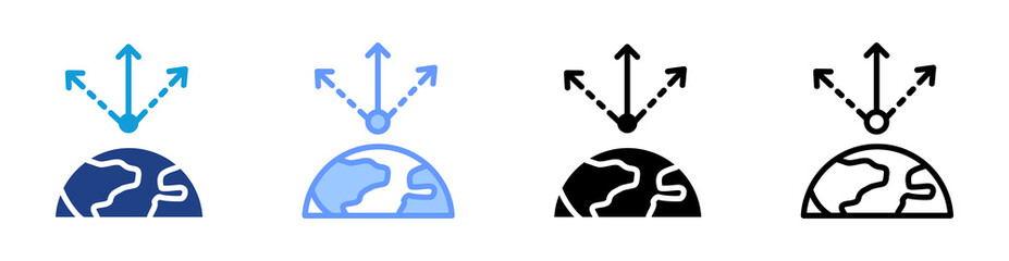 Zenith icon set multiple style collection