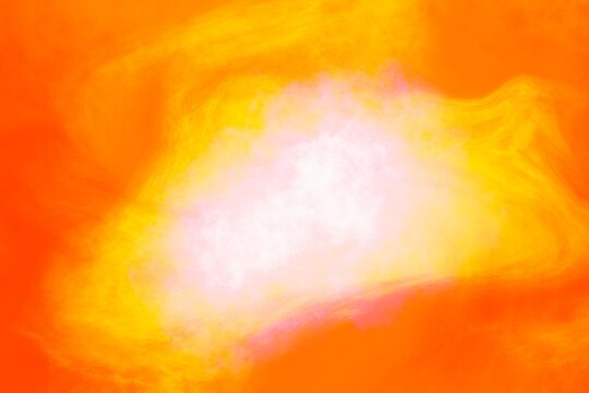 Abstract orange nebula background with vibrant hues