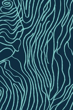 Abstract blue and teal textured background with dynamic lines