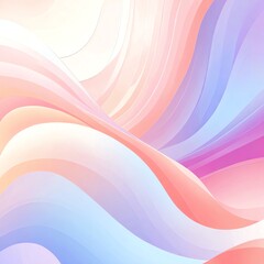 Pastel Wave Abstract Art: A Dreamy Swirl of Colors