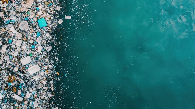 Tracking plastic pollution hotspots coastal areas environmental monitoring aerial view technology insights