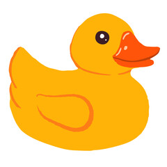 Rubber Ducky Handrawn Art