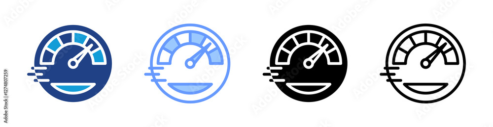 Aufkleber Automation icon set multiple style collection