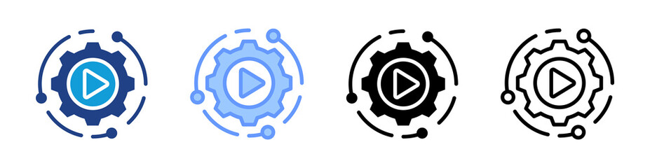 High Speed icon set multiple style collection