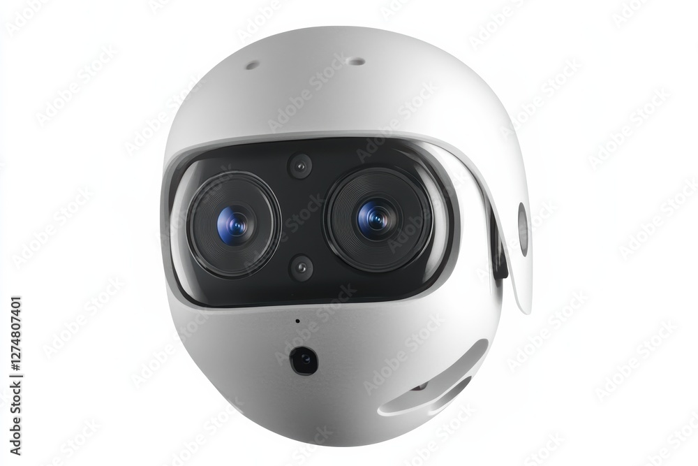 Poster high-resolution video camera with motion detection capabilities for enhanced security monitoring