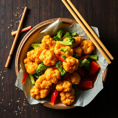 Vegetable Tempura - Crispy Veggies with Soy Dipping Sauce