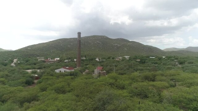 Aerial Views of La Ramona: The Iconic Chimney of El Triunfo, Baja California Sur