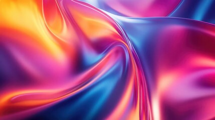 Naklejka premium Bold contrast in abstract photography with glowing neon accents, dynamic lighting, futuristic design, photorealistic