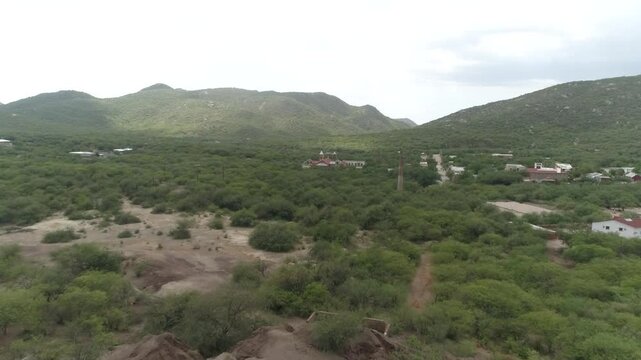 Aerial Views of La Ramona: The Iconic Chimney of El Triunfo, Baja California Sur