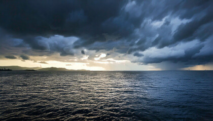 Dramatic Sky Over Water