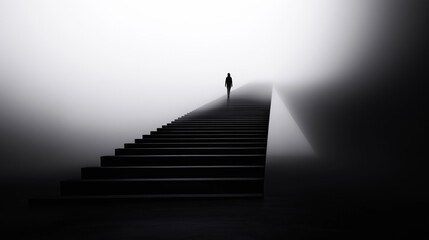Stufen ins Licht: Ein Aufstieg in eine unbekannte Dimension

