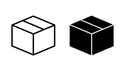 Box icon vector. box sign and symbol, parcel, package