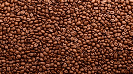 Roasted Coffee Beans Background Texture Image