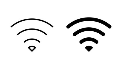 Wifi icon vector. signal sign and symbol. Wireless  icon